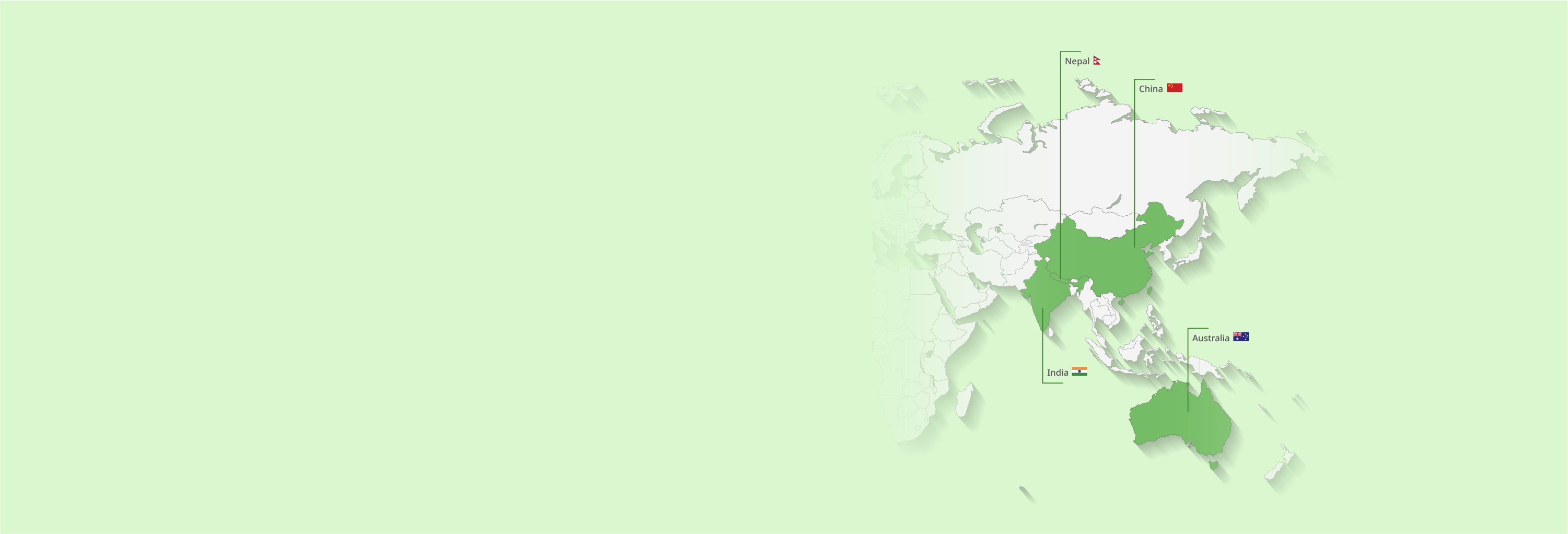 Hama Global Reach Map